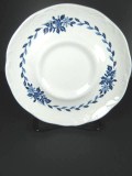 J & G Meakin England DRESDEN BLUE Rose Saucer